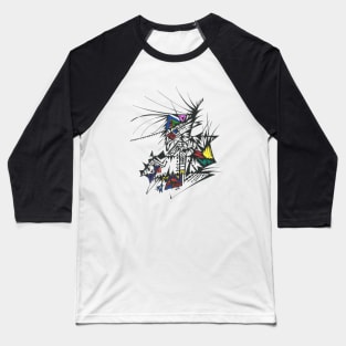 21 Unique Colorful Abstract Art Baseball T-Shirt